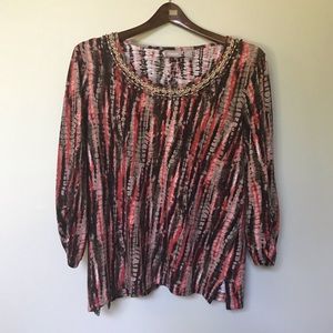 Chico’s Beaded Blouse